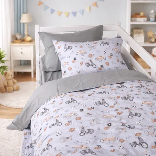 Пододеяльник Сатин Kids Time 22-1417 Retro Boys' World - 2