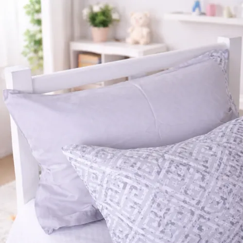 Комплект постельного белья  JUNIOR Poplin 00-6 geometry grey - 5