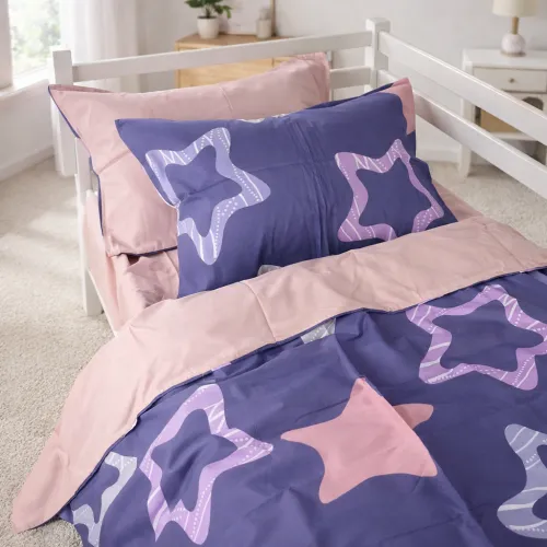 Комплект постельного белья Сатин TEENAGER 22-1375 Violet Stars