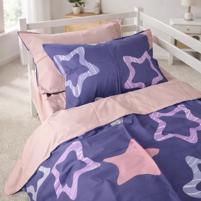 Комплект постельного белья Сатин JUNIOR 22-1375 Violet Stars - 8