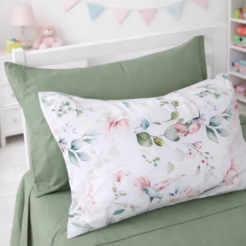Комплект постельного белья  JUNIOR Poplin 00-9 birds and flowers - 5