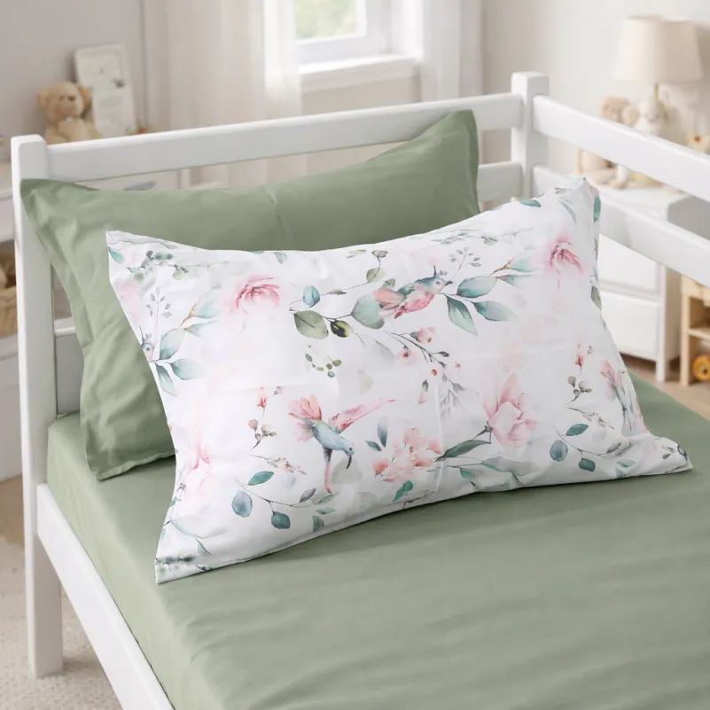 Комплект постельного белья  JUNIOR Poplin 00-9 birds and flowers - 5