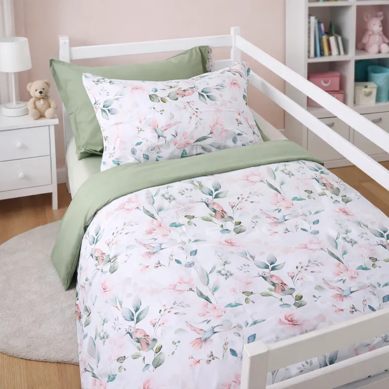 Комплект постельного белья  TEENAGER Poplin 00-9 birds and flowers - 7