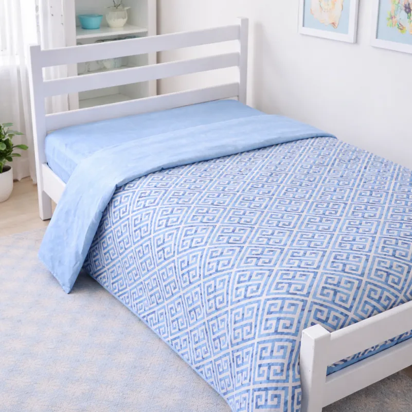 Комплект постельного белья TEENAGER Poplin 00-5 geometry blue - 6