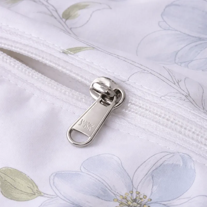 Комплект постельного белья  JUNIOR Poplin 00-1 olive flowers - 8