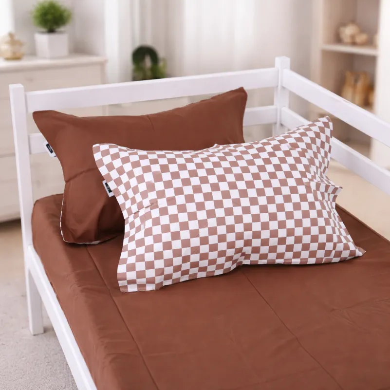 Комплект постельного белья Сатин JUNIOR 22-1369 Classic Checkers - 5