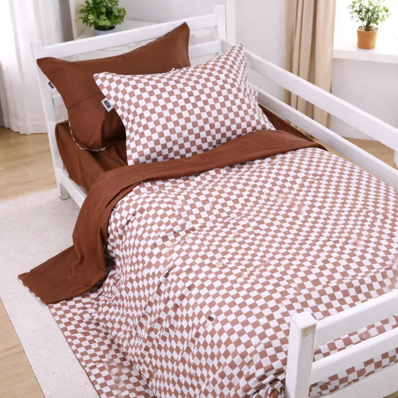 Комплект постельного белья Сатин JUNIOR 22-1369 Classic Checkers