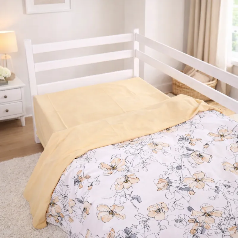 Комплект постельного белья  JUNIOR Poplin 00-2 beige flowers - 7