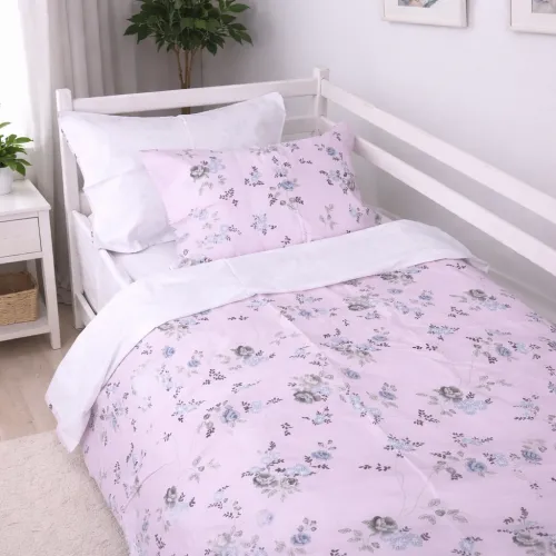 Комплект постельного белья Сатин JUNIOR 22-1377 Flowers on Snow