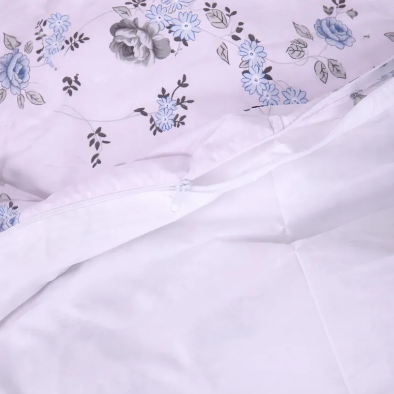 Комплект постельного белья Сатин JUNIOR 22-1377 Flowers on Snow - 8