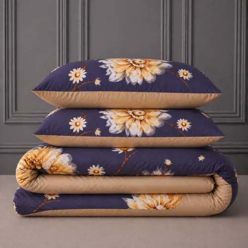 Комплект постельного белья  Сатин 22-1471 Golden Bloom