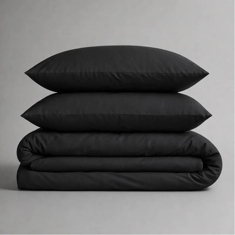 Простынь MirSon 16-9000 Black Stone - высота 25 см (детские 10 см)