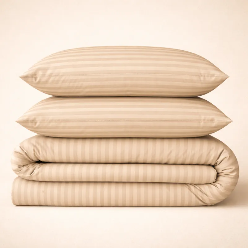 Простынь Бязь 17-0602 Stripe Creamy