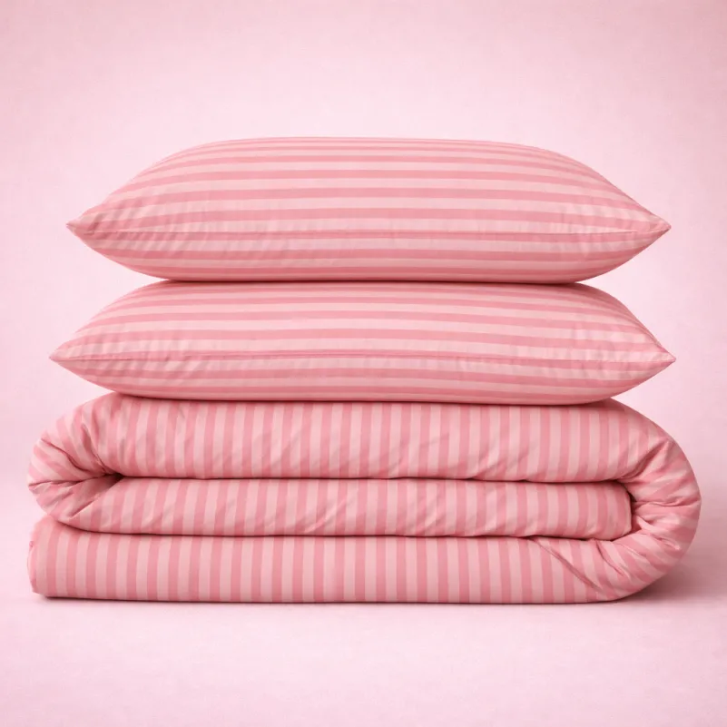 Постельное белье Бязь 17-0607 Stripe Pink