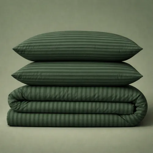 Постельное белье Бязь 17-0612 Stripe Emerald