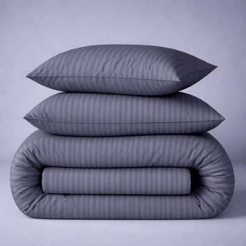 Простирадло MirSon Ranforce Elite 17-0601 Stripe Gray