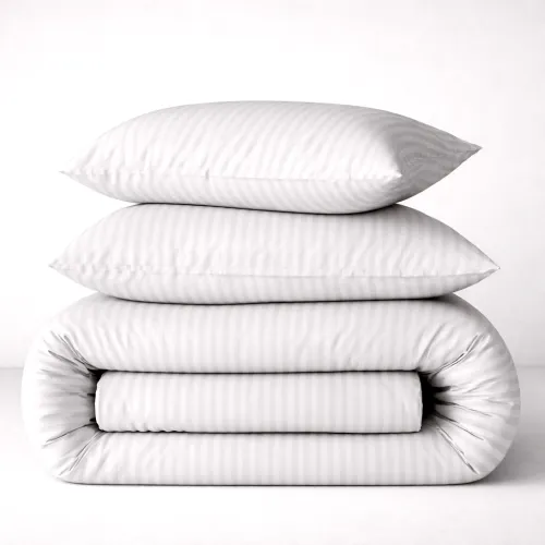 Комплект постільної білизни MirSon Ranforce Elite 17-0605 Stripe White