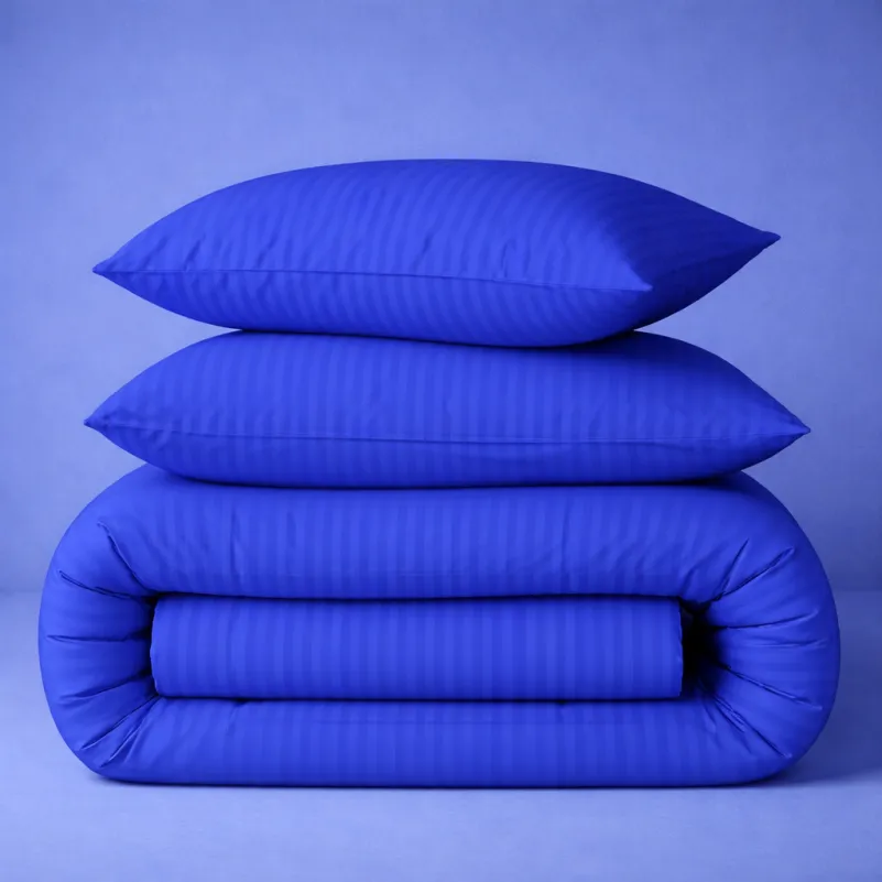 Комплект постельного белья MirSon Ranforce Elite 17-0609 Stripe Blue