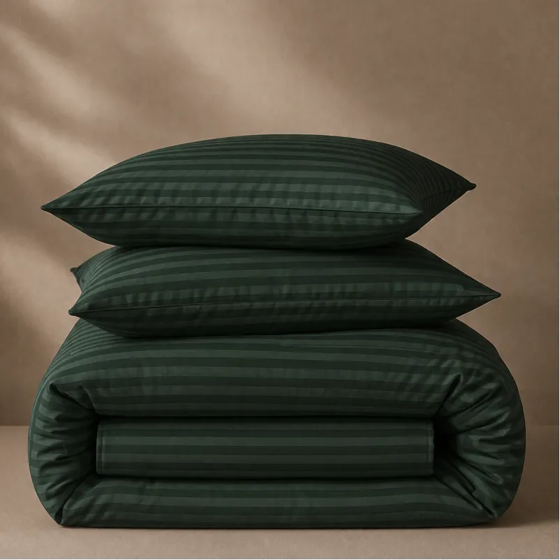 Пододеяльник MirSon Ranforce Elite 17-0612 Stripe Emerald