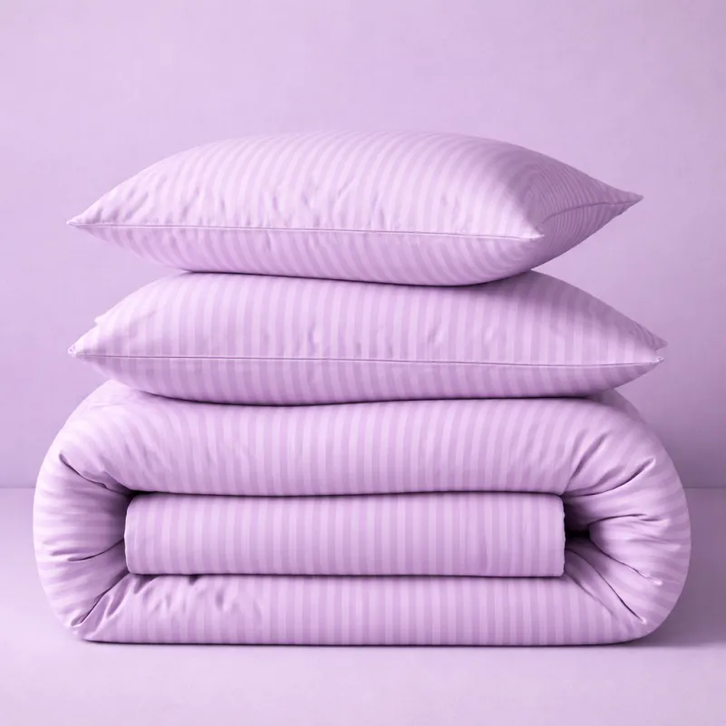 Пододеяльник MirSon Ranforce Elite 17-0618 Stripe Purple