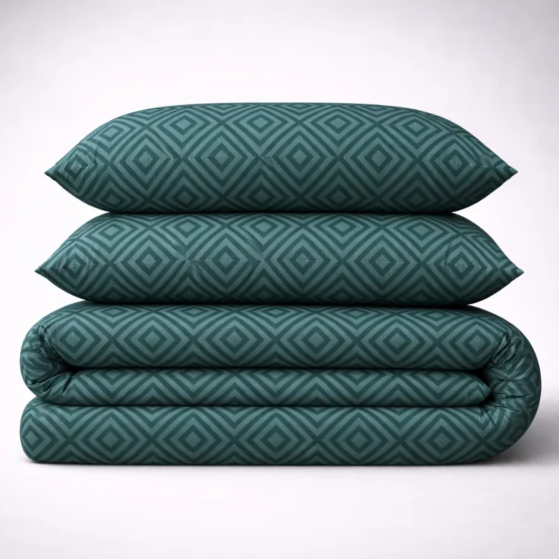 Постельное белье Бязь 17-0622 Geometry Emerald