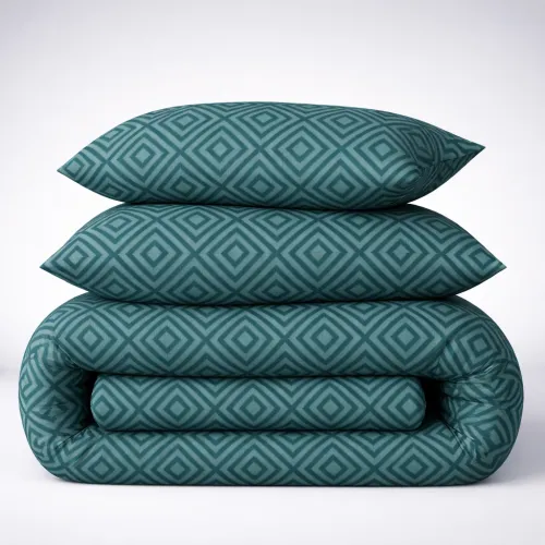 Комплект постільної білизни MirSon Ranforce Elite 17-0622 Geometry Emerald