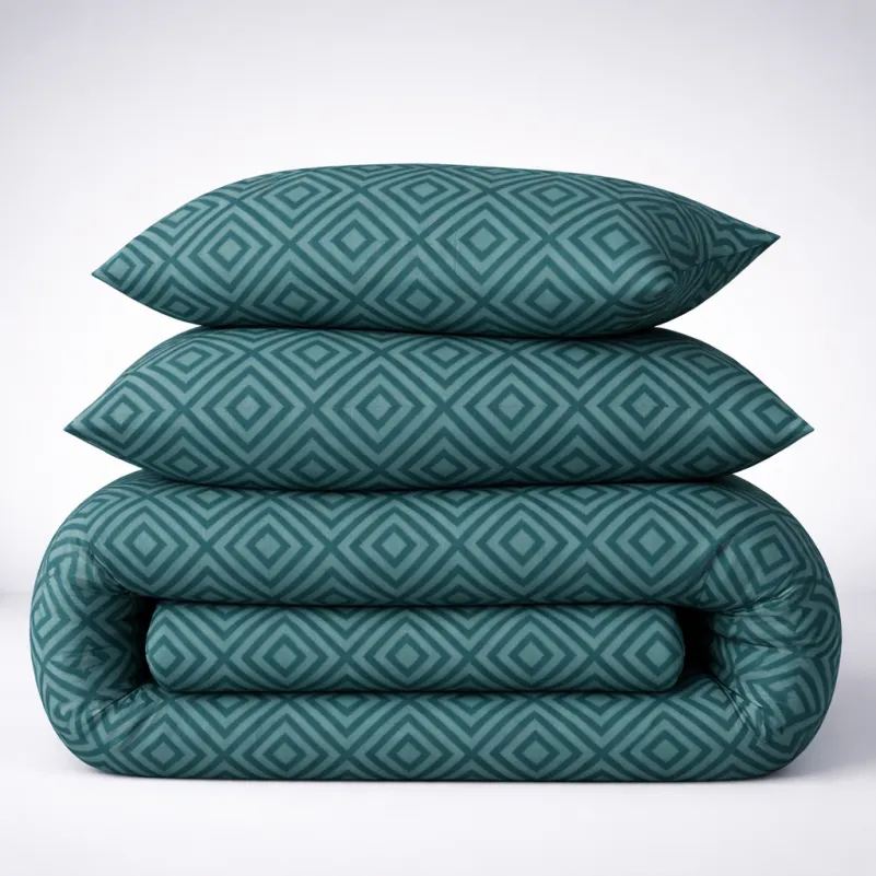 Комплект постільної білизни MirSon Ranforce Elite 17-0622 Geometry Emerald