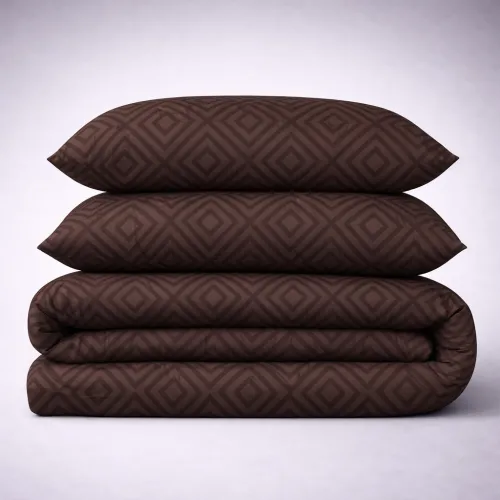 Постельное белье Бязь 17-0624 Geometry Brown