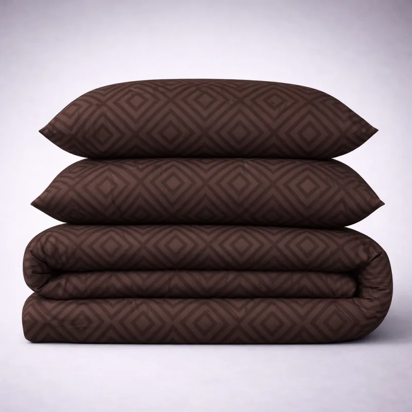 Постельное белье Бязь 17-0624 Geometry Brown