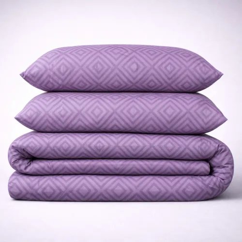 Постельное белье Бязь 17-0626 Geometry Purple