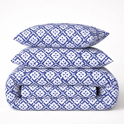 Комплект постільної білизни Ranforce Elite 17-0946 Abstract Blue