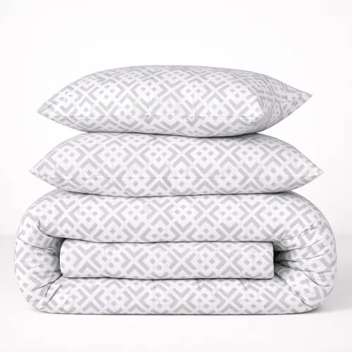 Комплект постільної білизни Ranforce Elite 17-0947 Abstract Gray