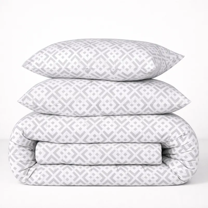 Комплект постільної білизни Ranforce Elite 17-0947 Abstract Gray