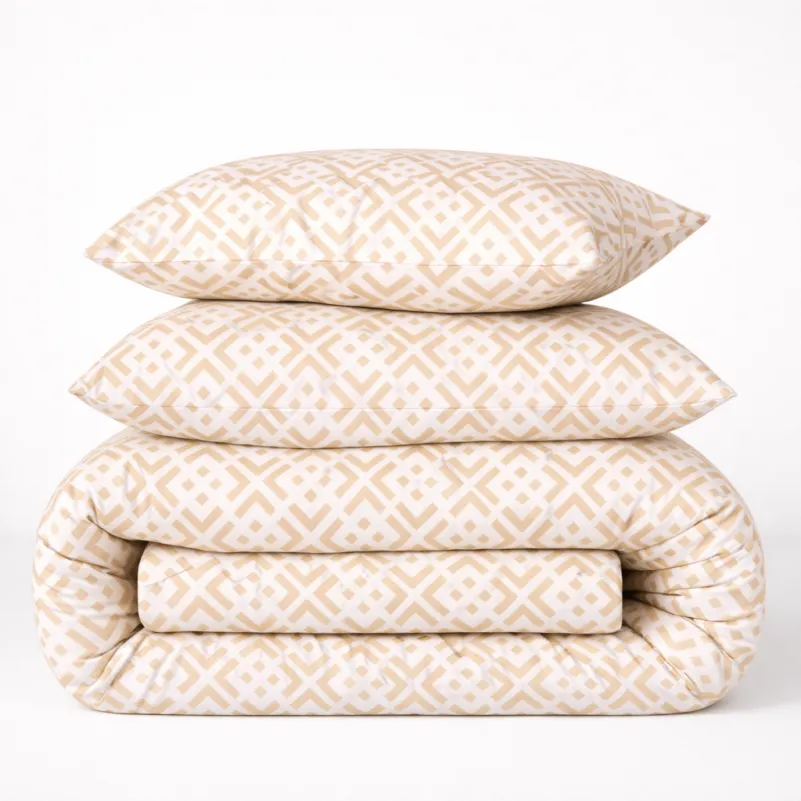 Комплект постільної білизни Ranforce Elite 17-0948 Abstract Beige