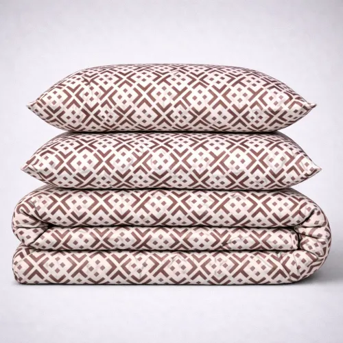 Комплект постільної білизни Бязь 17-0949 Abstract Brown