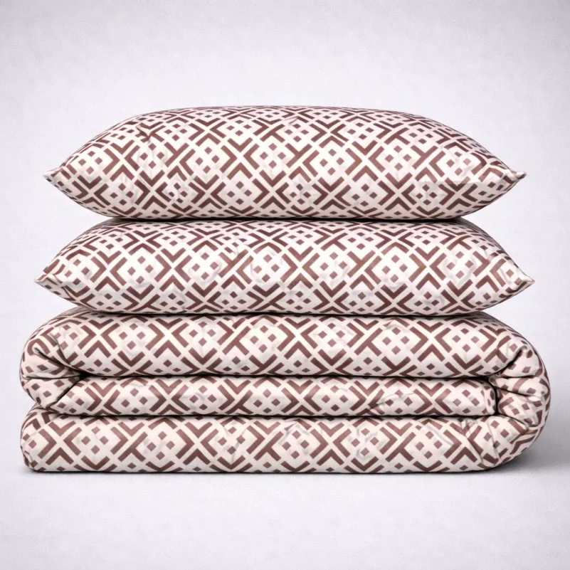 Комплект постільної білизни Бязь 17-0949 Abstract Brown