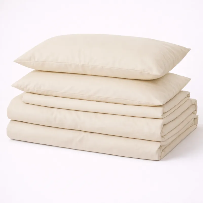 Комплект постельного белья №11-0103 Egret Mikrosatin Premium Однотонный