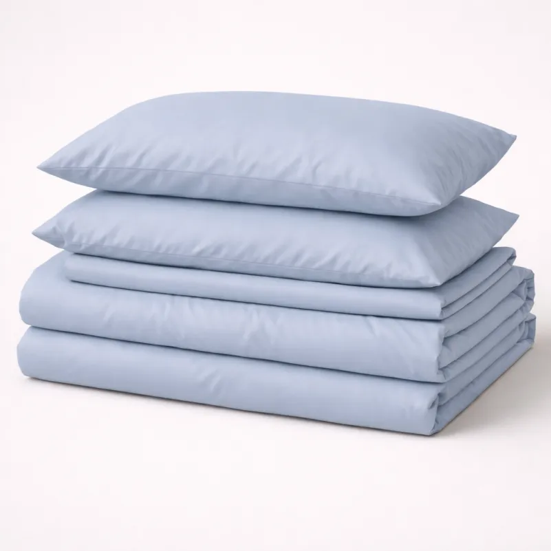 Комплект постельного белья №14-4102 Glacier Gray Mikrosatin Premium Однотонный