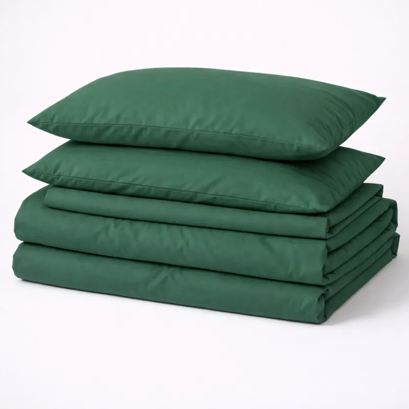 Комплект постельного белья №16-0237 Foliage Mikrosatin Premium Однотонный