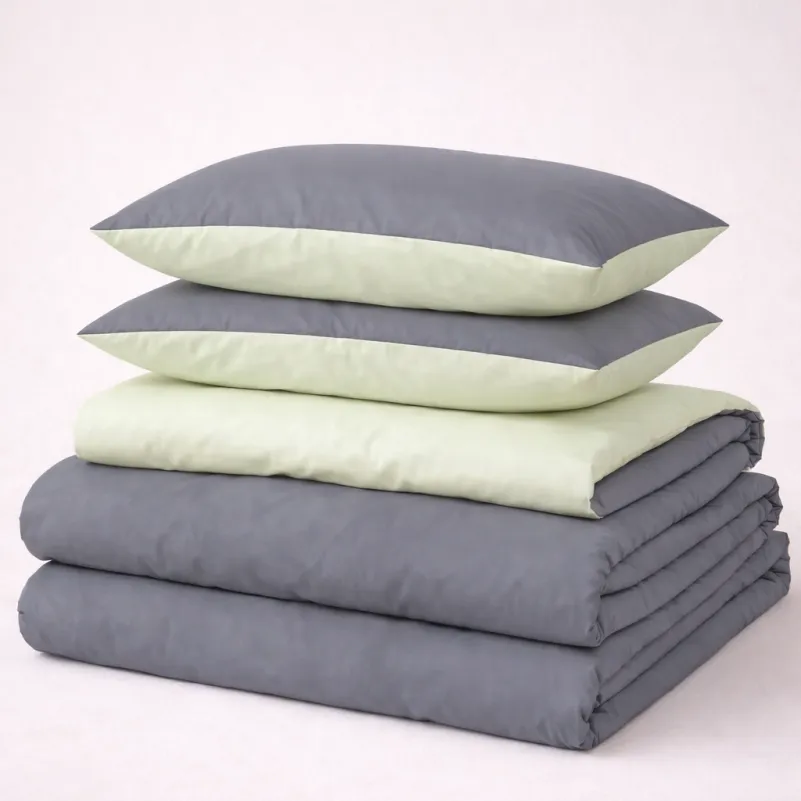 Комплект постельного белья Sajazarra (12-0525 + 19-0000) Mikrosatin Premium Двухсторонний