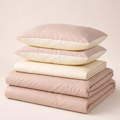 Комплект постельного белья Temisas (12-0712 + 15-1214) Mikrosatin Premium Двухсторонний