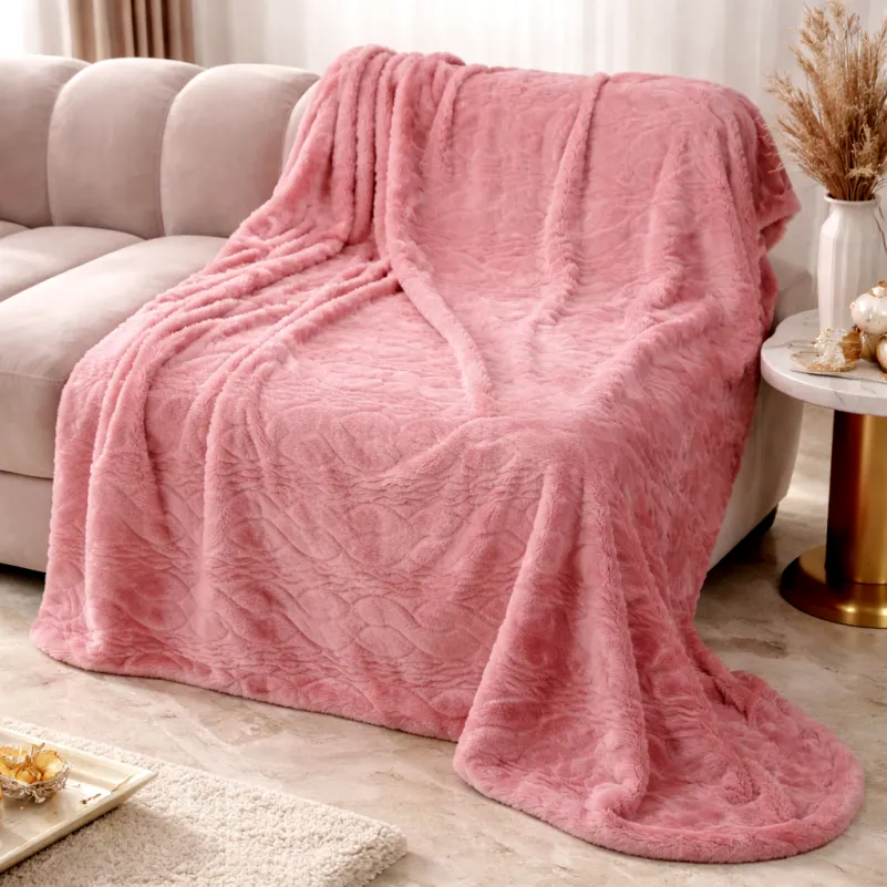 Плед №1003 Damask Pink
