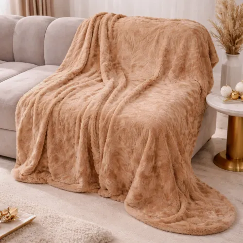 Плед №1010 Damask Cappuccino