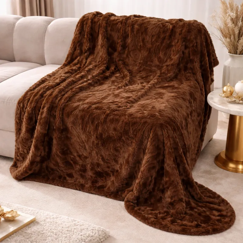 Плед №1018 Aurora Brown