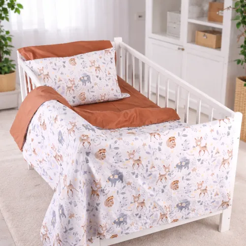 Комплект постельного белья Ranforce Elite LITTLE KIDS 17-0913 Wild Friends