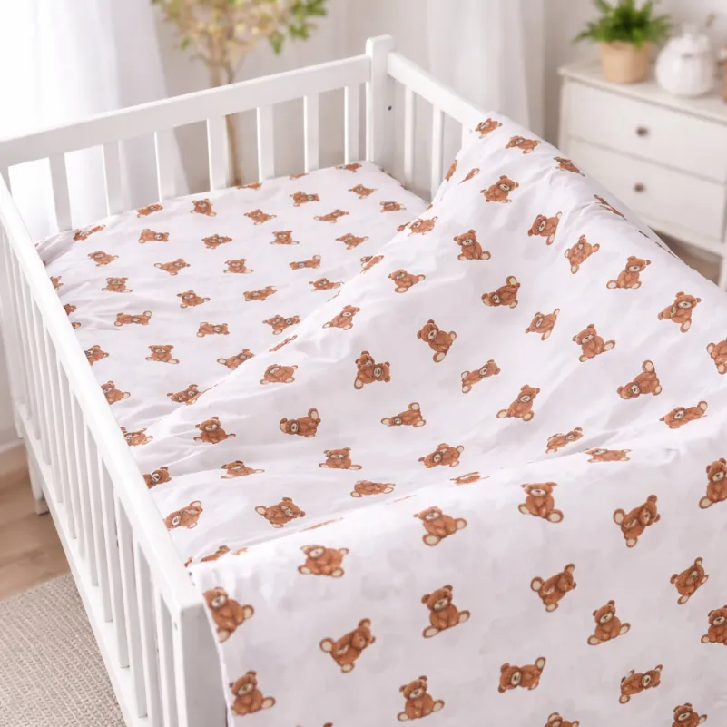 Комплект постельного белья Бязь LITTLE KIDS 17-0935 Mini Bear - 5