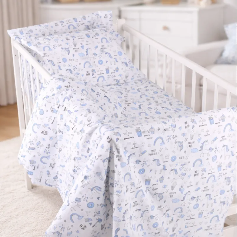 Комплект постільної білизни BABY Ranforce Elite 17-0931 Tiny Unicorn blue Фото - 10