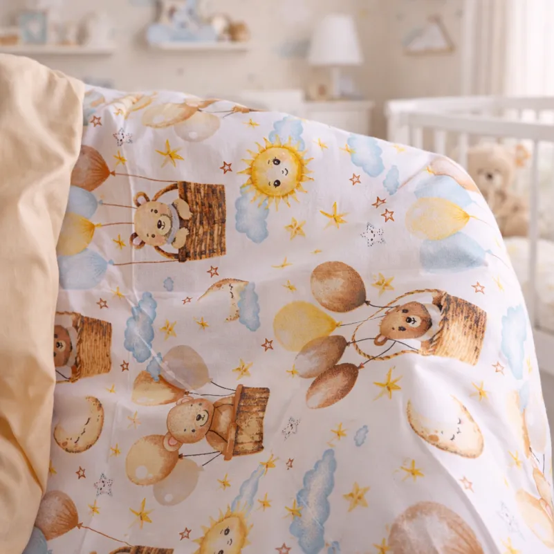 Комплект постельного белья Бязь LITTLE KIDS 17-0912 Sky Friends - 5