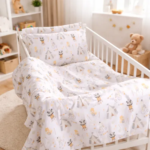 Комплект постельного белья Бязь LITTLE KIDS 17-0928 Baby Circus