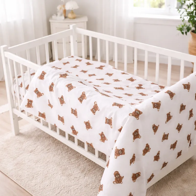 Комплект постельного белья Бязь BABY 17-0935 Mini Bear - 10